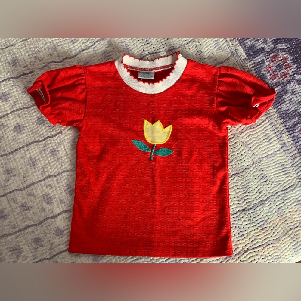 vintage royal heir little girl top 4t